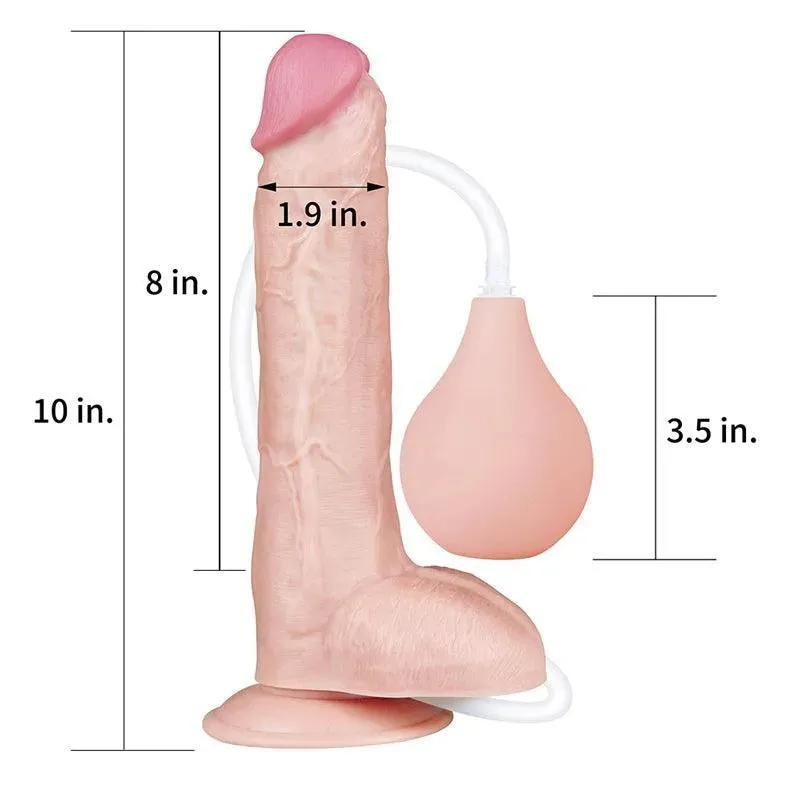 10 Inches Silicone Realistic Big Dildo for Women