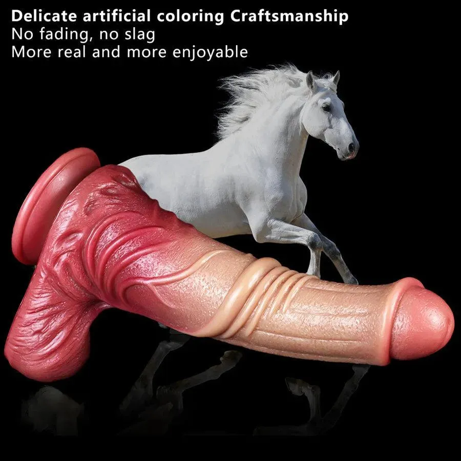 10 Inches Silicone Realistic Horse Dildo