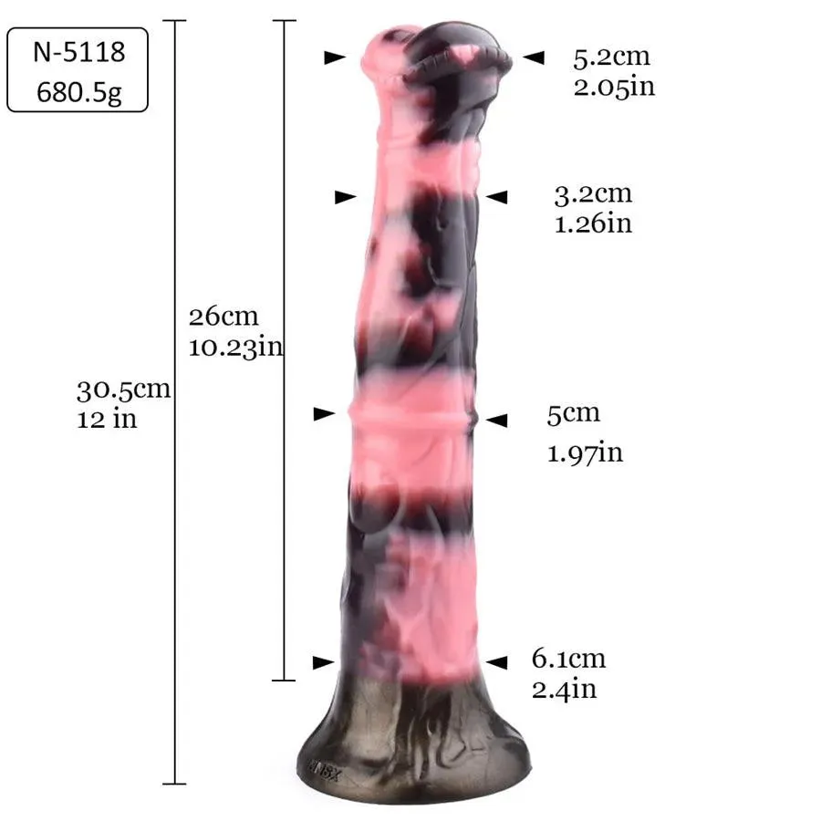12 Inches Suction Cup Giant Horse Dildo