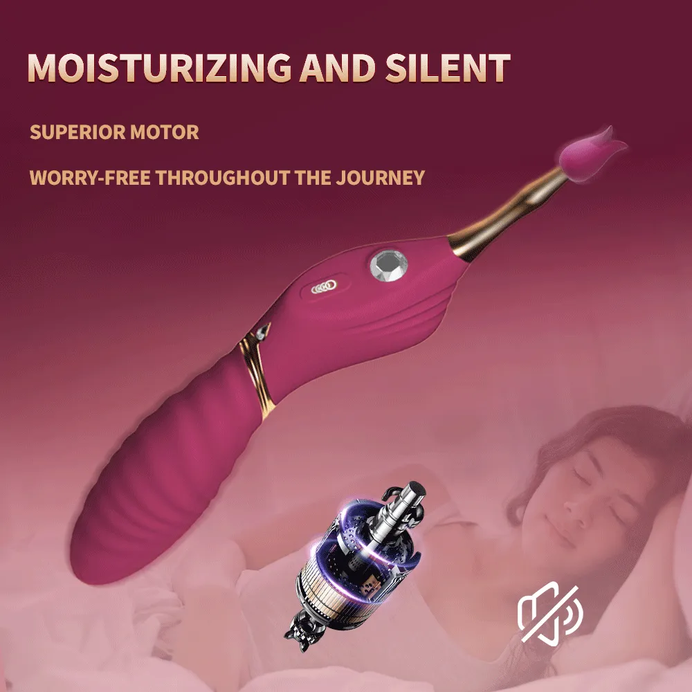 2-In-1 Female Vibrator Sex Toy