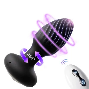 3 in 1 Butt Plug with 7 Rotating and Vibrating Modes Anal Vibrator Anal Plug