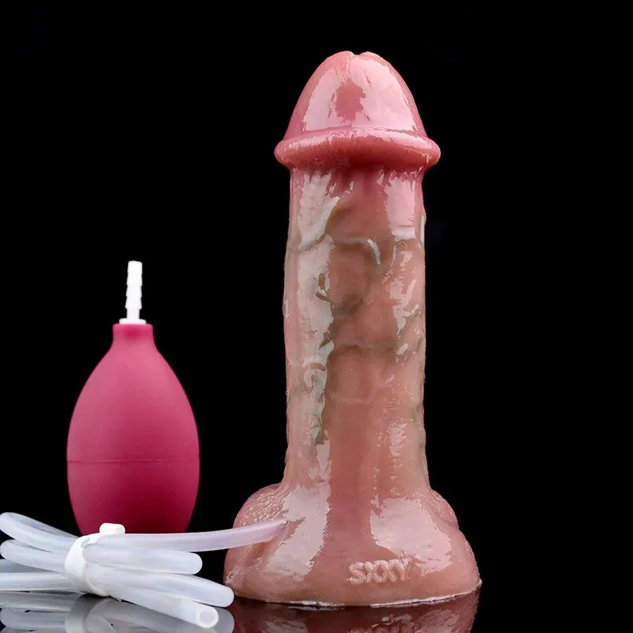 6 Inches Realistic Cumming Dildo