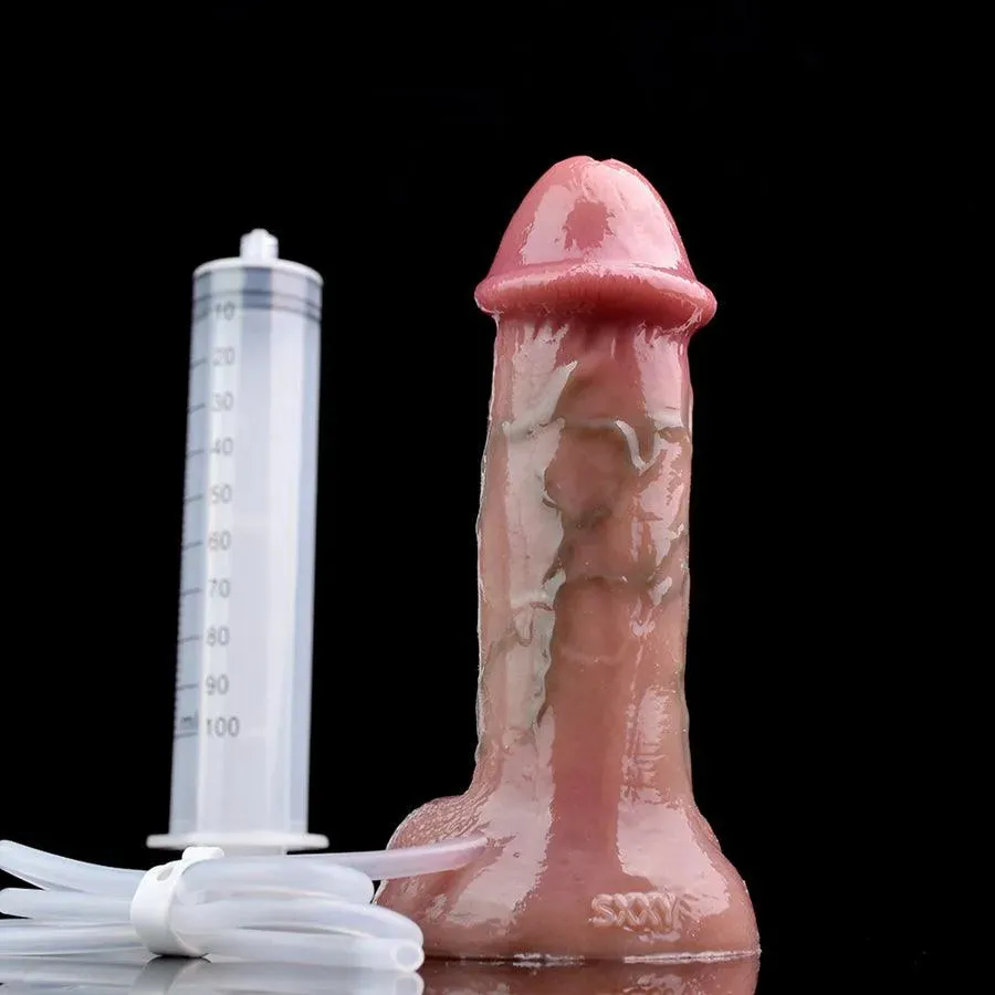 6 Inches Realistic Cumming Dildo