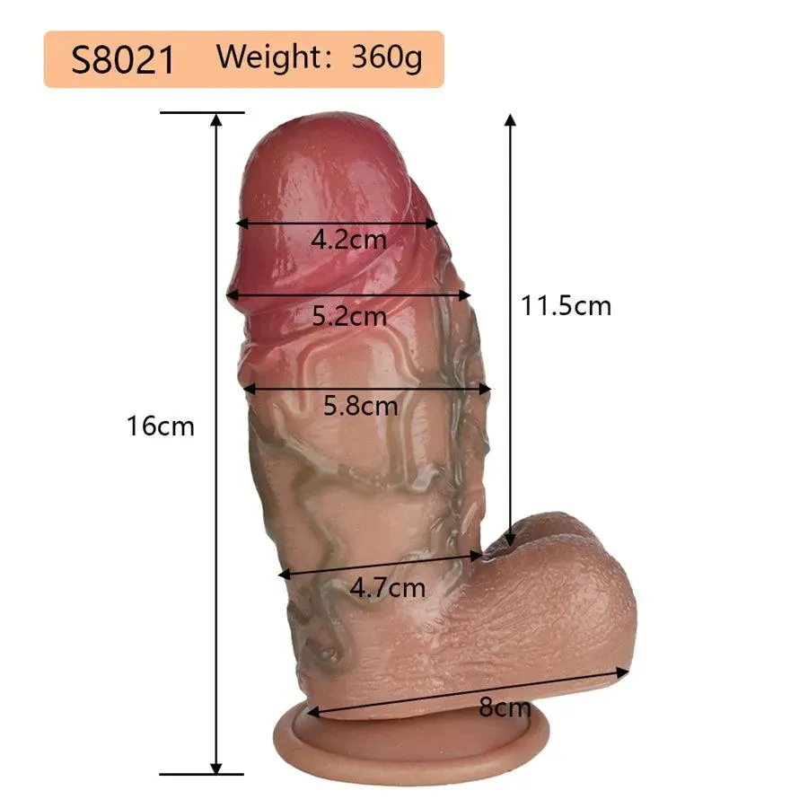 6 Inches Suction Cup Small Dildo for Women