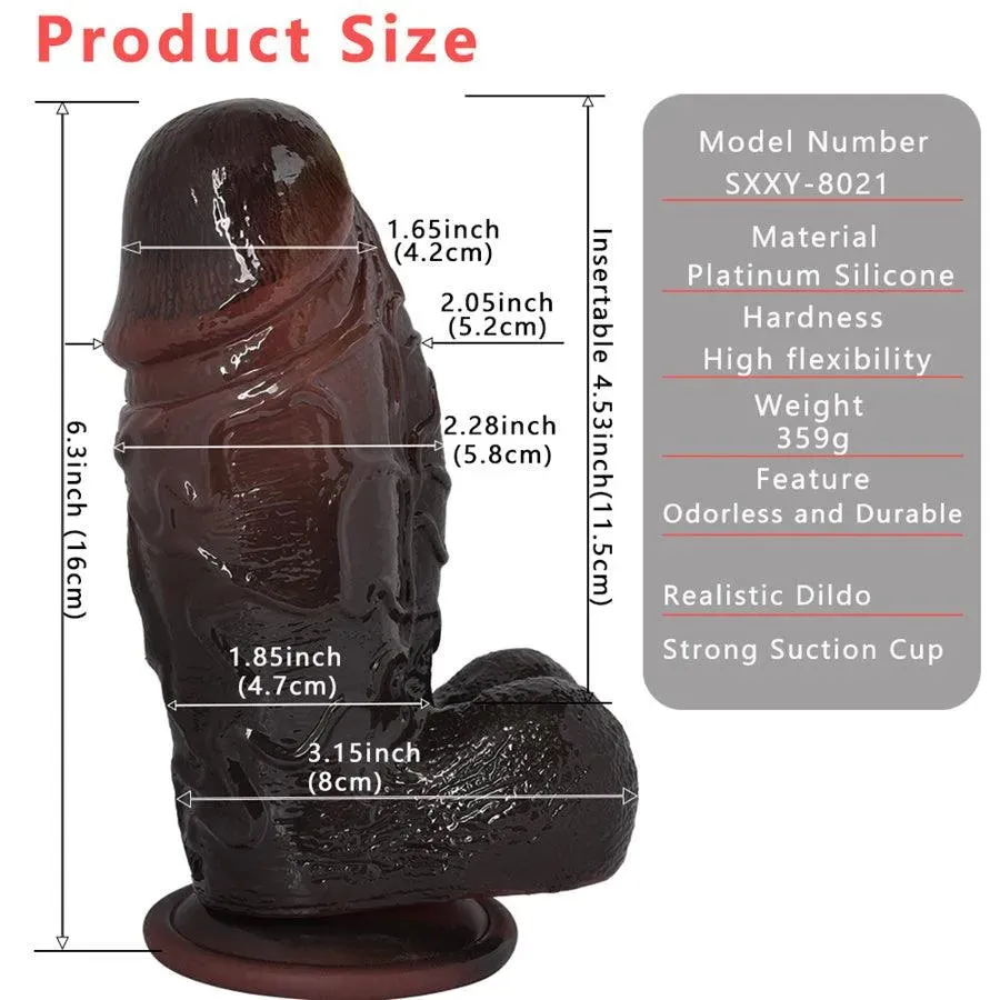 6 Inches Suction Cup Small Dildo for Women
