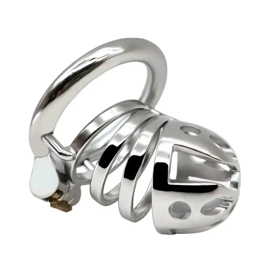 66mm Steel Cock Cage Device BDSM Toy