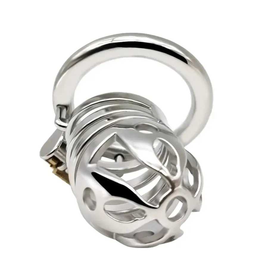 66mm Steel Cock Cage Device BDSM Toy