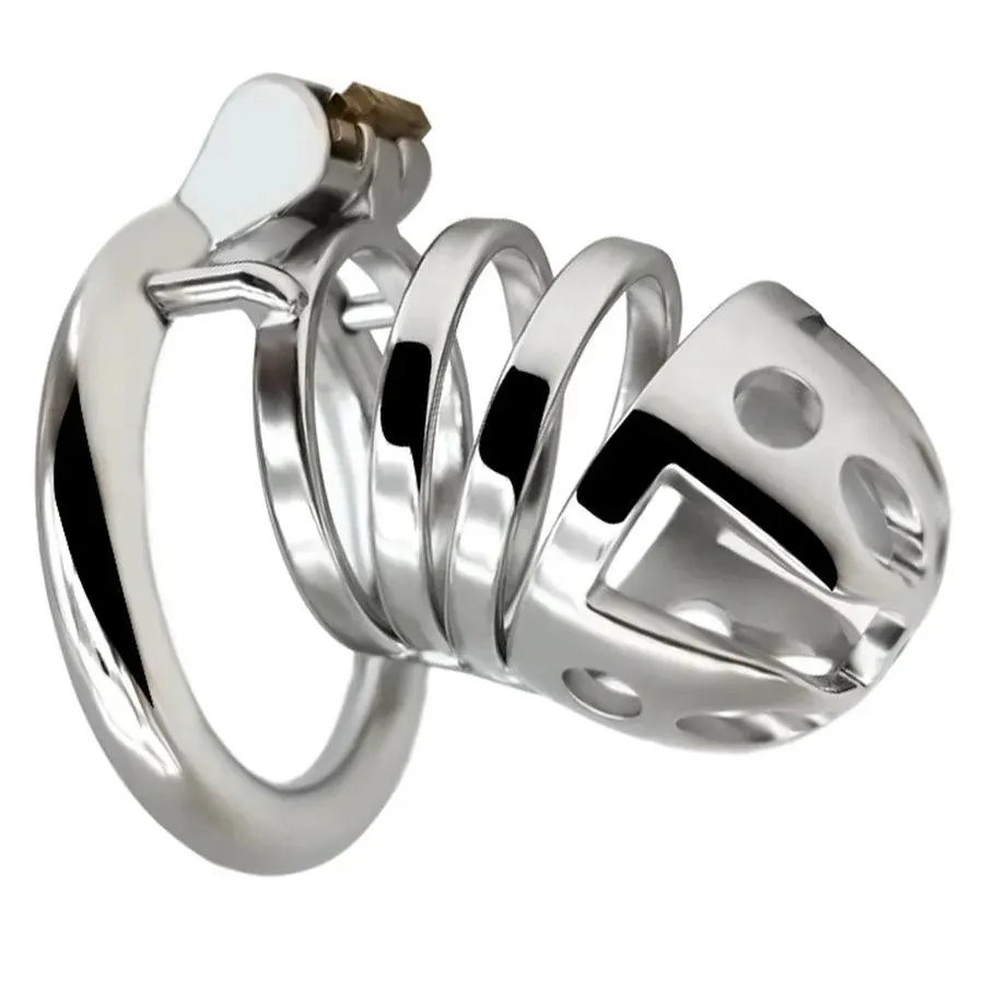 66mm Steel Cock Cage Device BDSM Toy