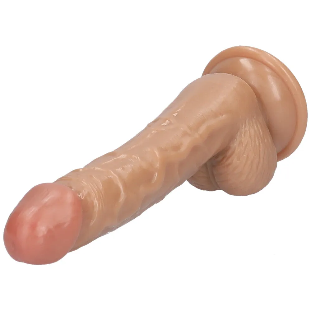 7 Inch Brown Ultra Veined Dildo