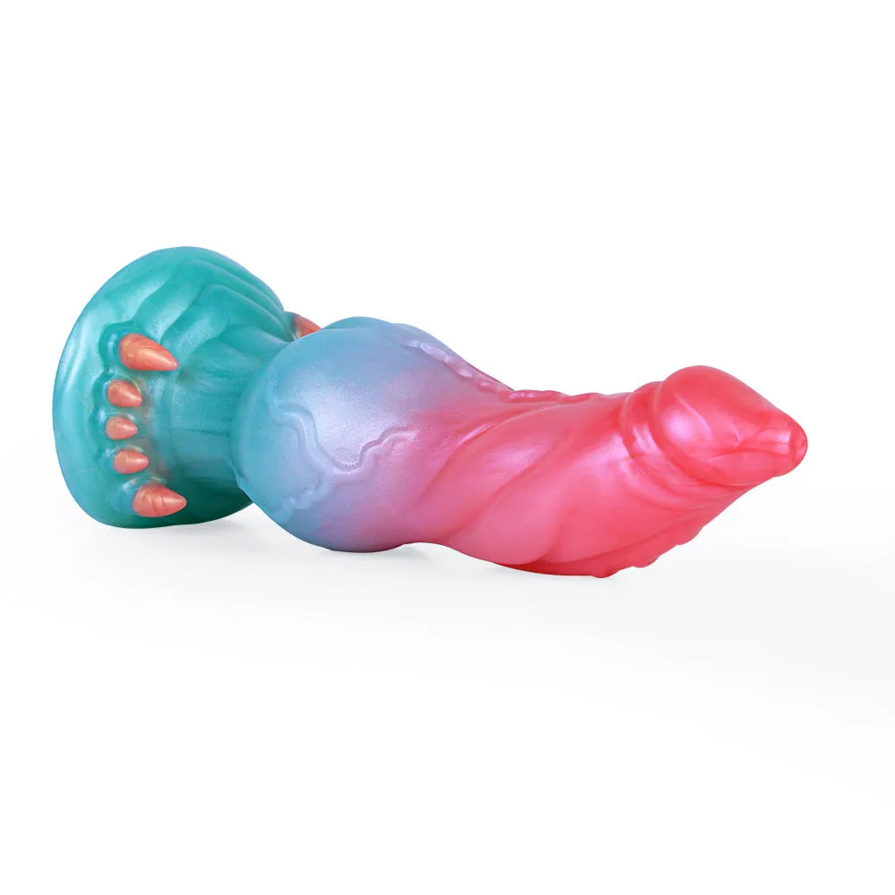 7.3in Realistic Monster Dog Dildos with Knot Fantasy Dildo with Suction Cup Silicone Animal Penis Adult Sex Toy