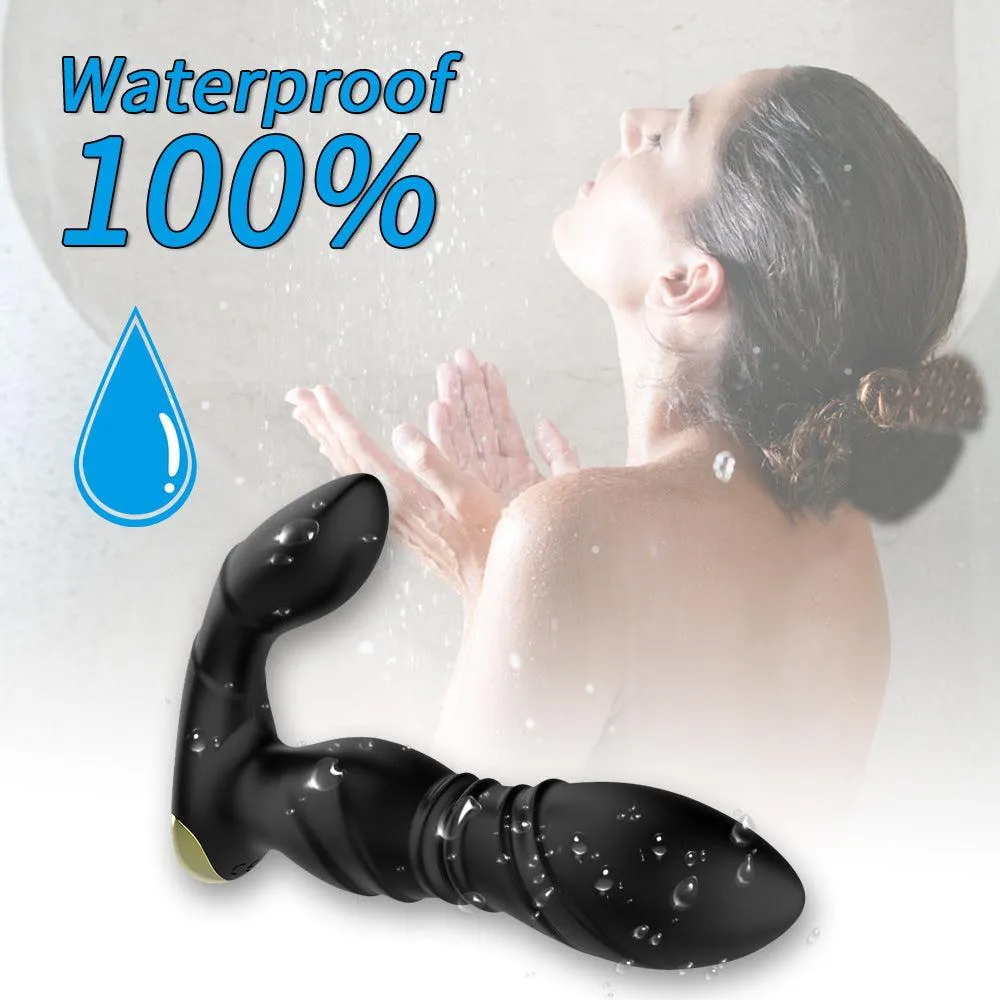 8 Frequency Vibration Thrusting Anal Vibrator Butt Plug