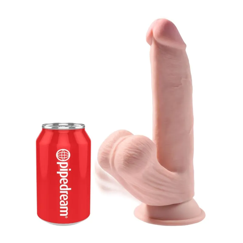 8 Inch Triple Density Cock With Swinging Balls