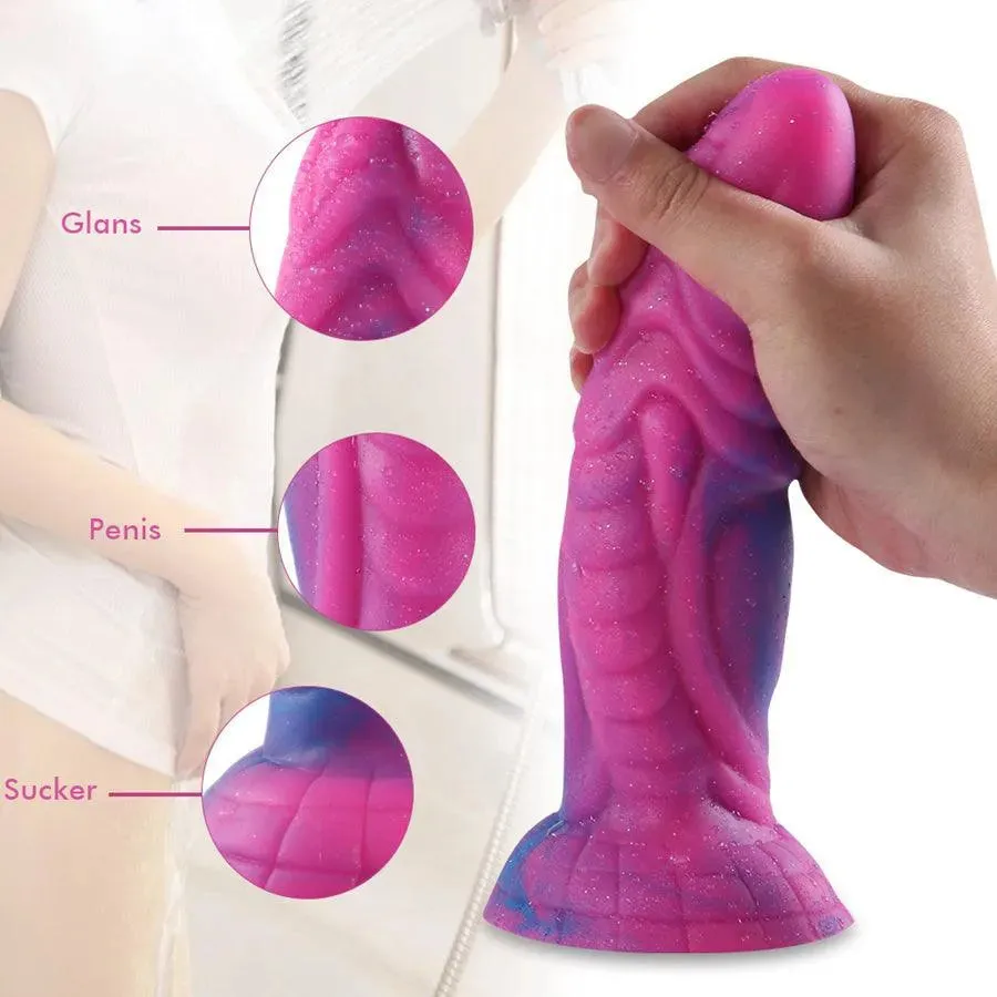 8 Inches Purple Monster Dildo