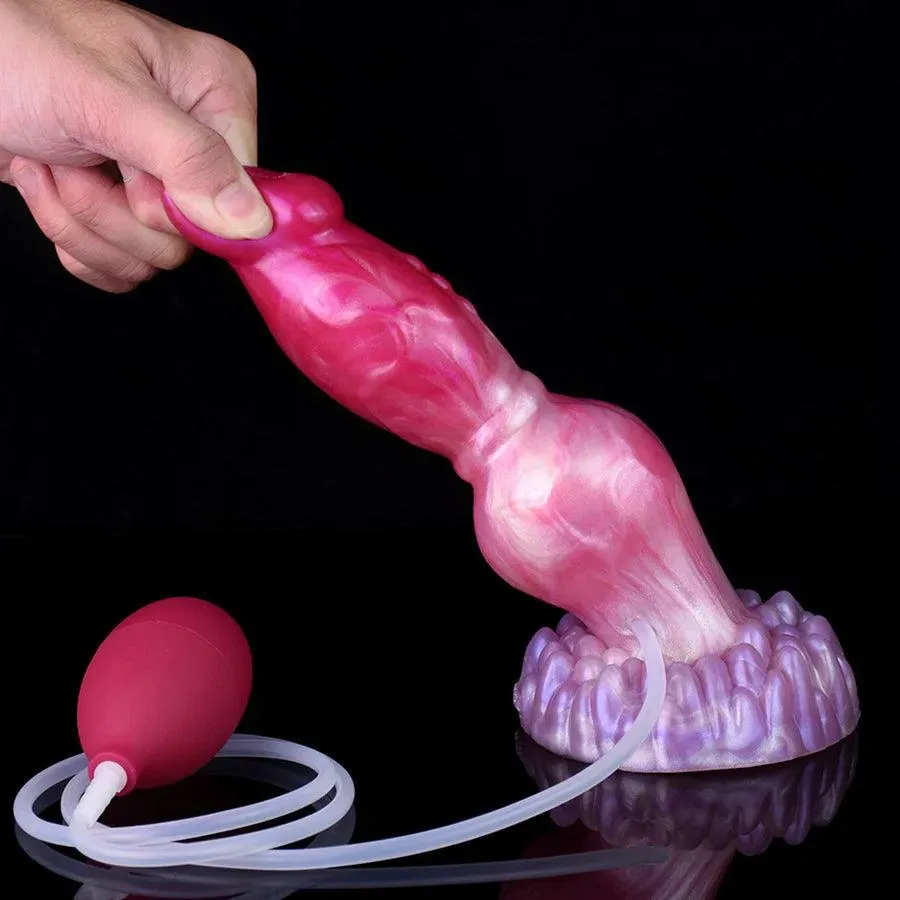 8 Inches Realistic Squirting Dog Cock Dildo