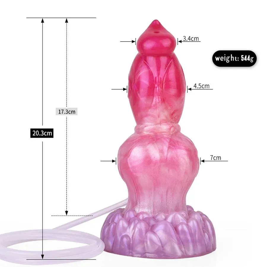 8 Inches Realistic Squirting Dog Cock Dildo