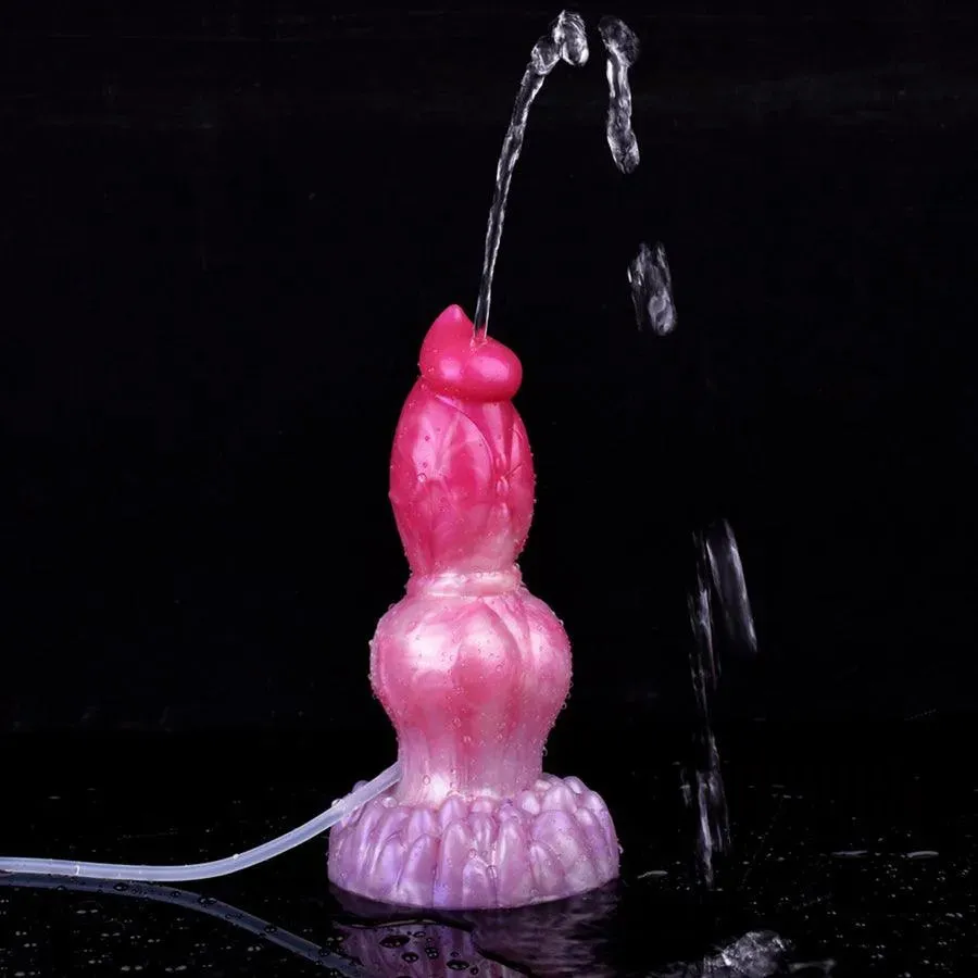 8 Inches Realistic Squirting Dog Cock Dildo