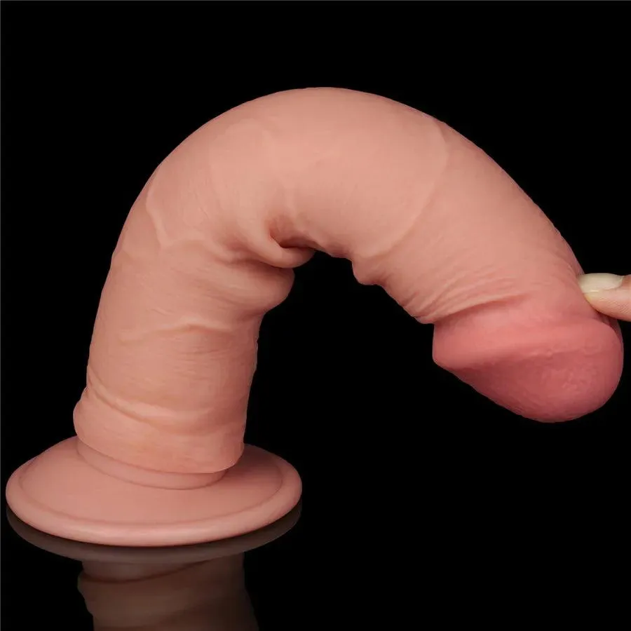 8 Inches Realistic Suction Cup Strap On Dildo