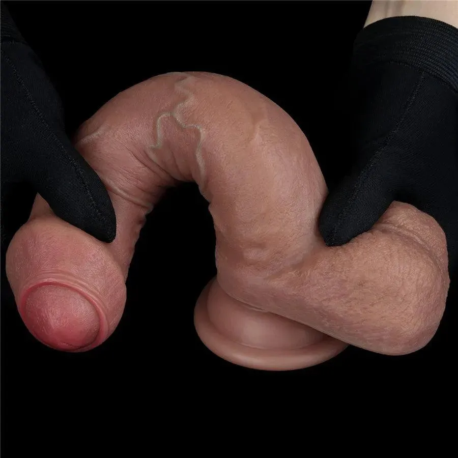 8 Inches Suction Cup Silicone Dildo for Women