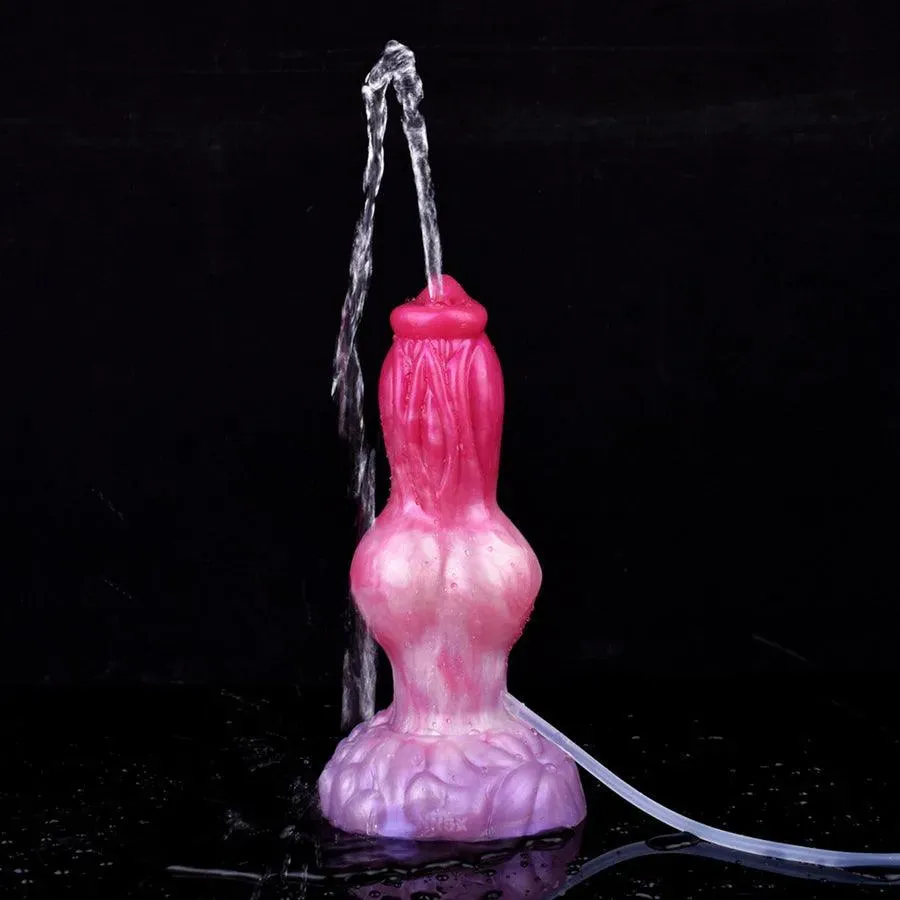 8.5 Inches Realistic Dog Dick Squirting Dildo for Sex