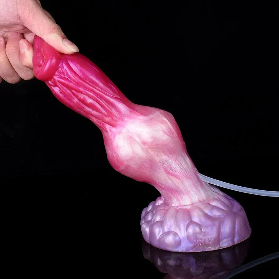 8.5 Inches Realistic Dog Dick Squirting Dildo for Sex