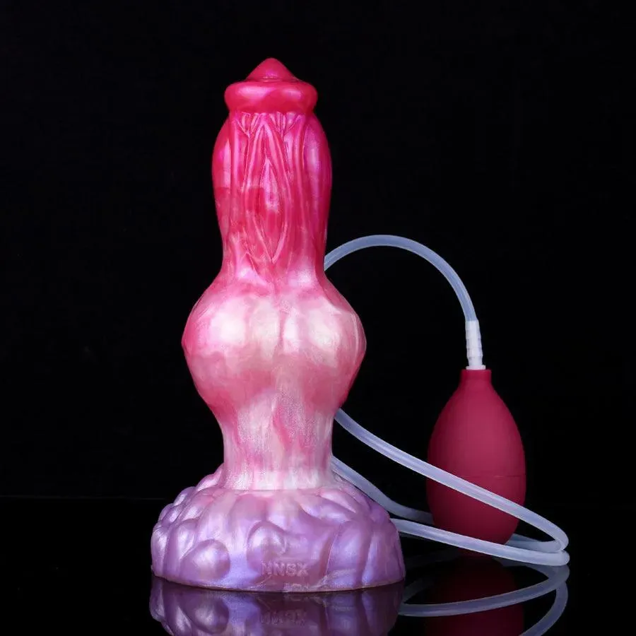 8.5 Inches Realistic Dog Dick Squirting Dildo for Sex