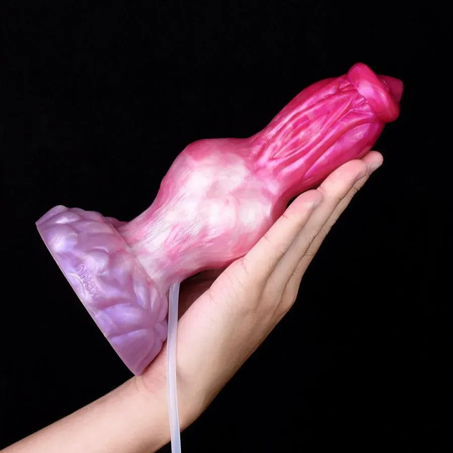 8.5 Inches Realistic Dog Dick Squirting Dildo for Sex