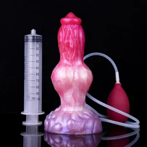 8.5 Inches Realistic Dog Dick Squirting Dildo for Sex