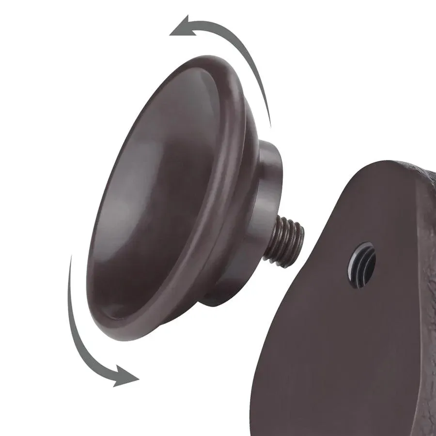 8.5 Inches Suction Cup Life Like Black Dildo