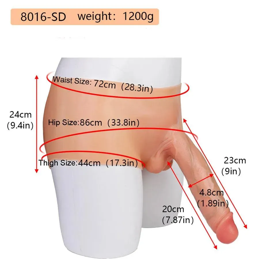 9 Inches Wearable Dildo for Couples