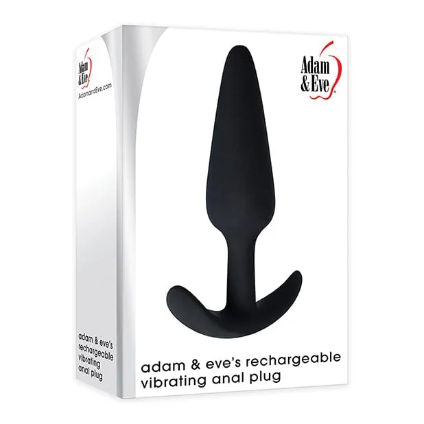 Adam & Eve - Adam & Eve's Rechargeable Vibrating Anal Plug (Black)