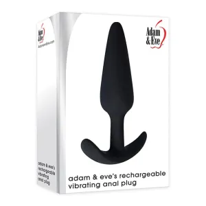 Adam & Eve - Adam & Eve's Rechargeable Vibrating Anal Plug (Black)