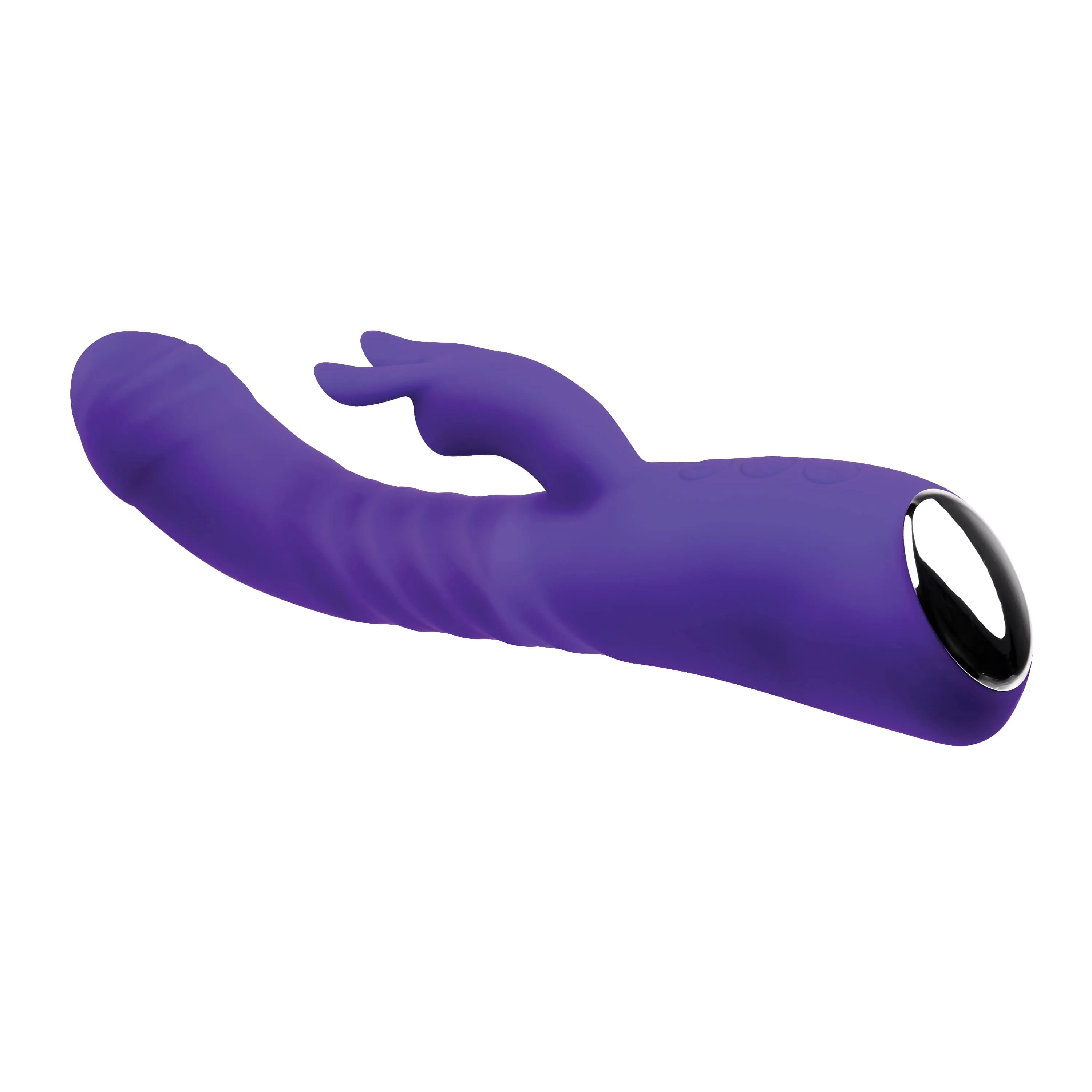 Adam & Eve - Eve's Posh Thrusting Warming Rabbit Vibrator (Purple)