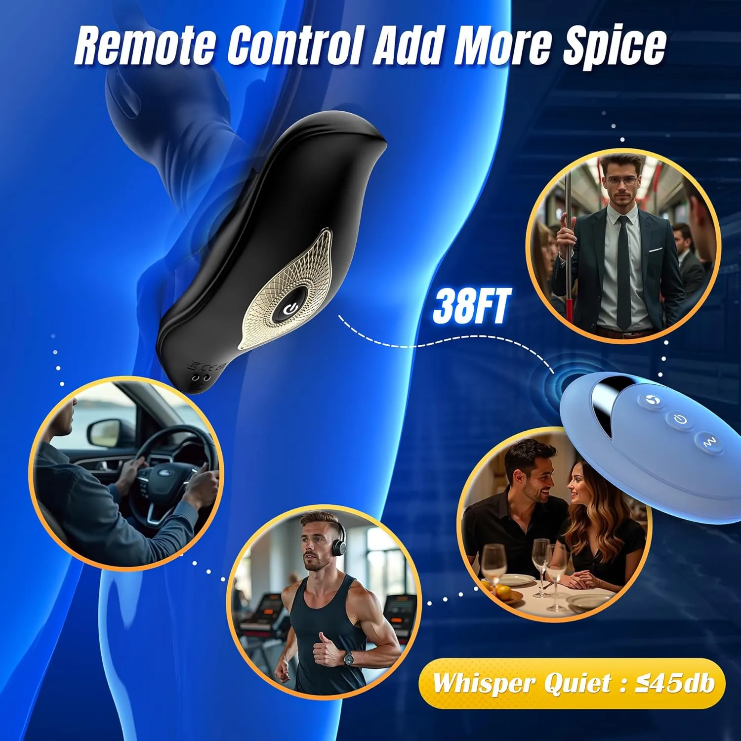 Anal Extender Trainer Upgraded Penis Trainer with Flapping Thrusting Vibrating