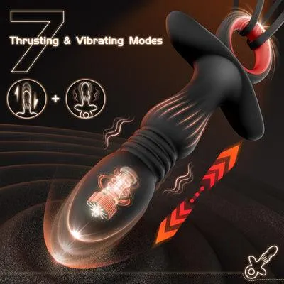 APP Control Adult Toys Vibrator for Men Vibrating Butt Plug with 7 Vibration Modes