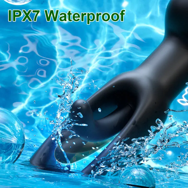 APP Control Butt Plug 9 Tapping 9 Vibrating Anal Plug Pointed Design Anal Vibrator Prostate Massager