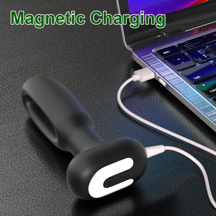 APP Control Butt Plug 9 Tapping 9 Vibrating Anal Plug Pointed Design Anal Vibrator Prostate Massager