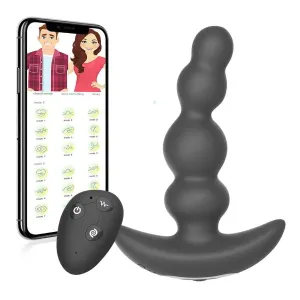 App Controlled Rotating Vibrating Anal Beads