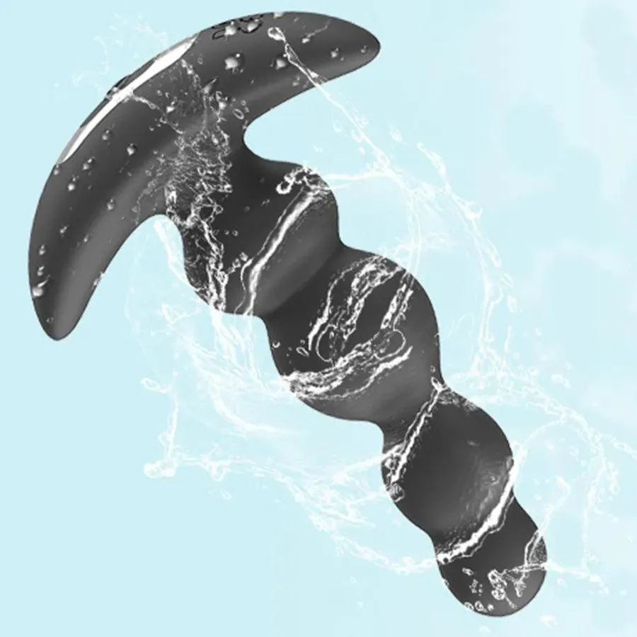 App Controlled Rotating Vibrating Anal Beads
