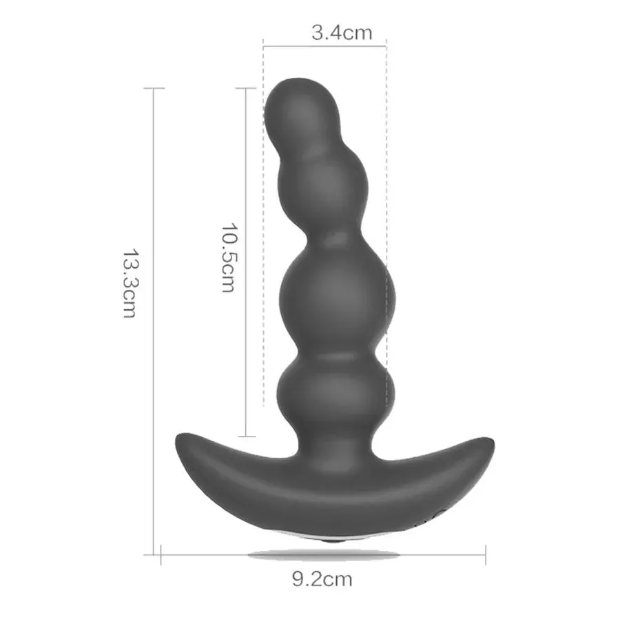 App Controlled Rotating Vibrating Anal Beads