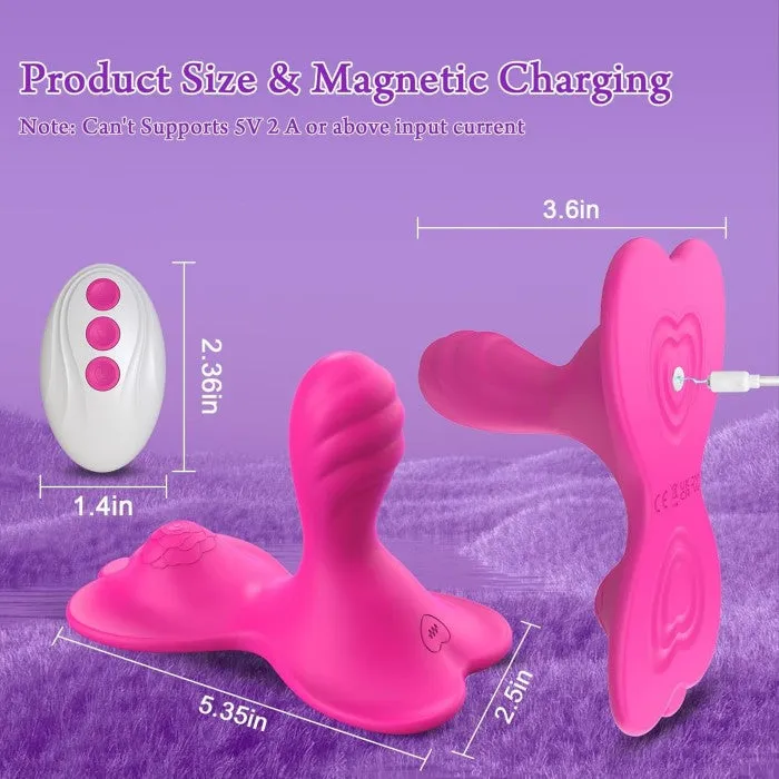 APP Remote Control Wearable Panty Vibrator Sit & Ride Clit Anal G-Spot Vibrators with 9 9 Vibrating Modes
