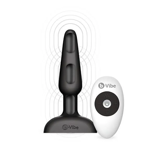 B-Vibe - Trio Remote Control Vibrating Anal Plug (Black)
