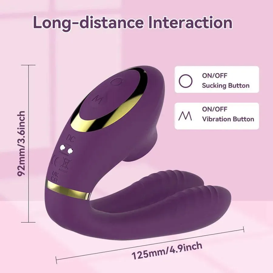 Bluetooth Controlled Sucking Vibrator for Women