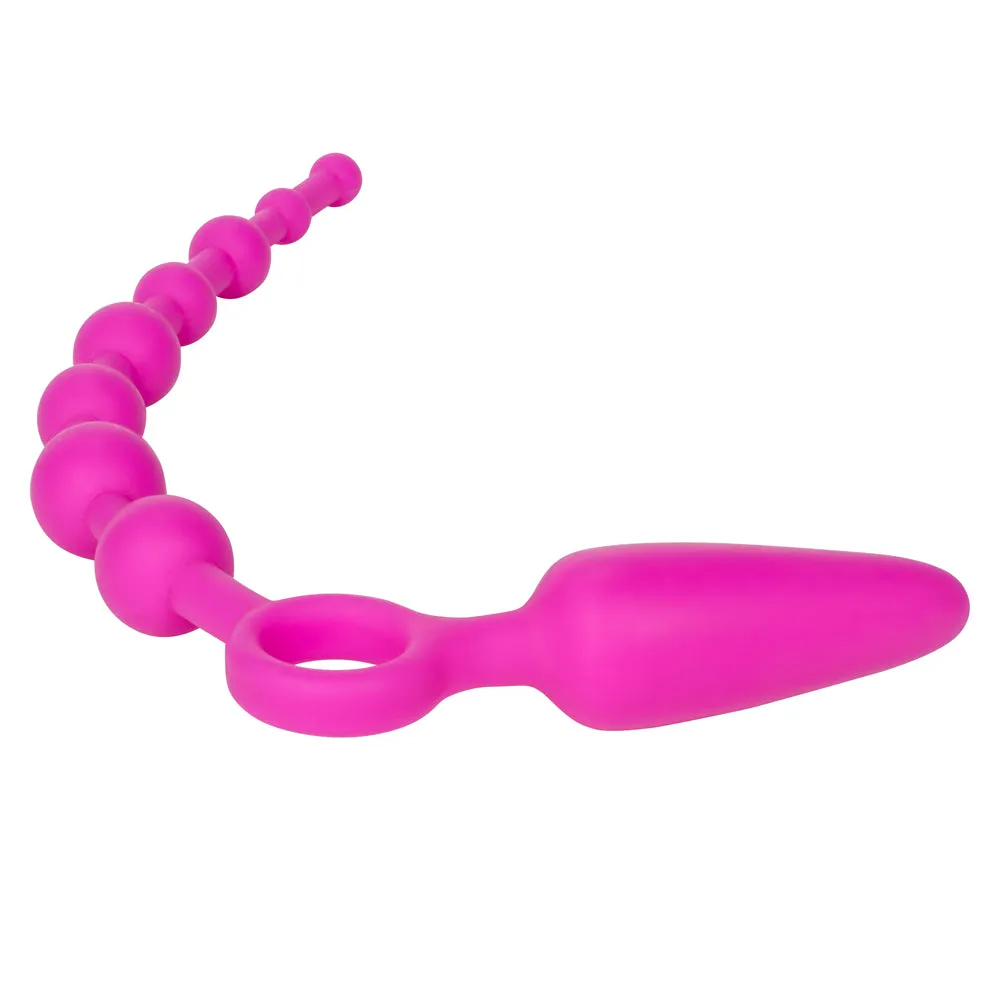 Booty Call Booty Double Dare Vibrating Anal Plug & Beads