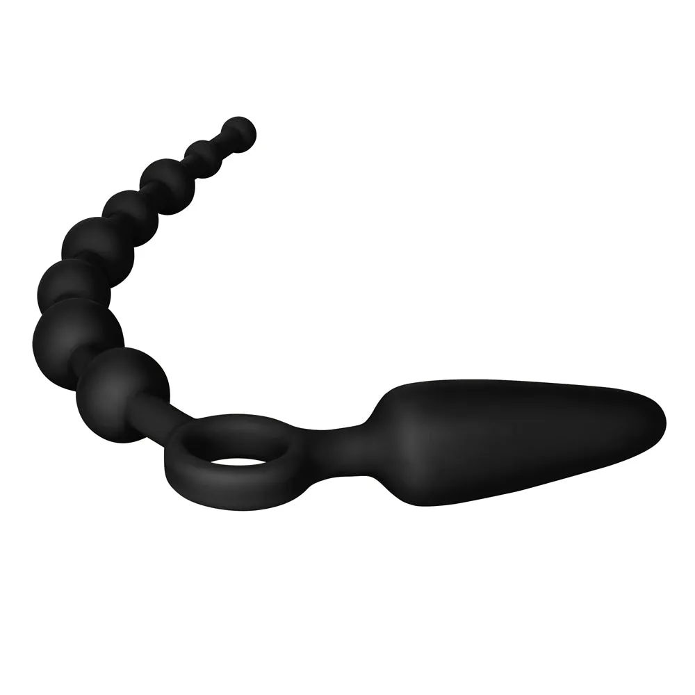 Booty Call Booty Double Dare Vibrating Anal Plug & Beads