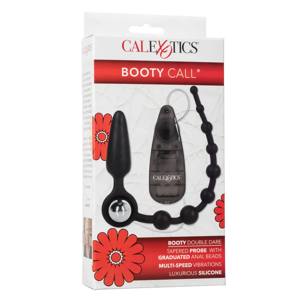 Booty Call Booty Double Dare Vibrating Anal Plug & Beads