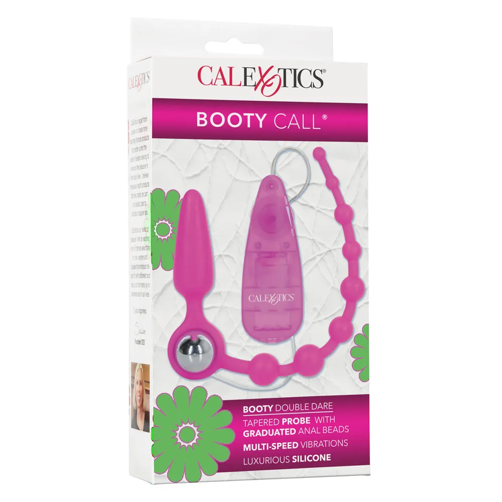 Booty Call Booty Double Dare Vibrating Anal Plug & Beads