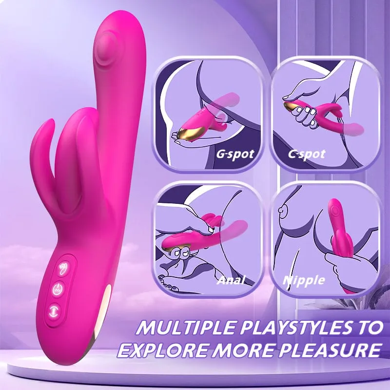 Bunny Clitoris 7 Snapping 10 Tapping Clitoral G Spot Vibrator