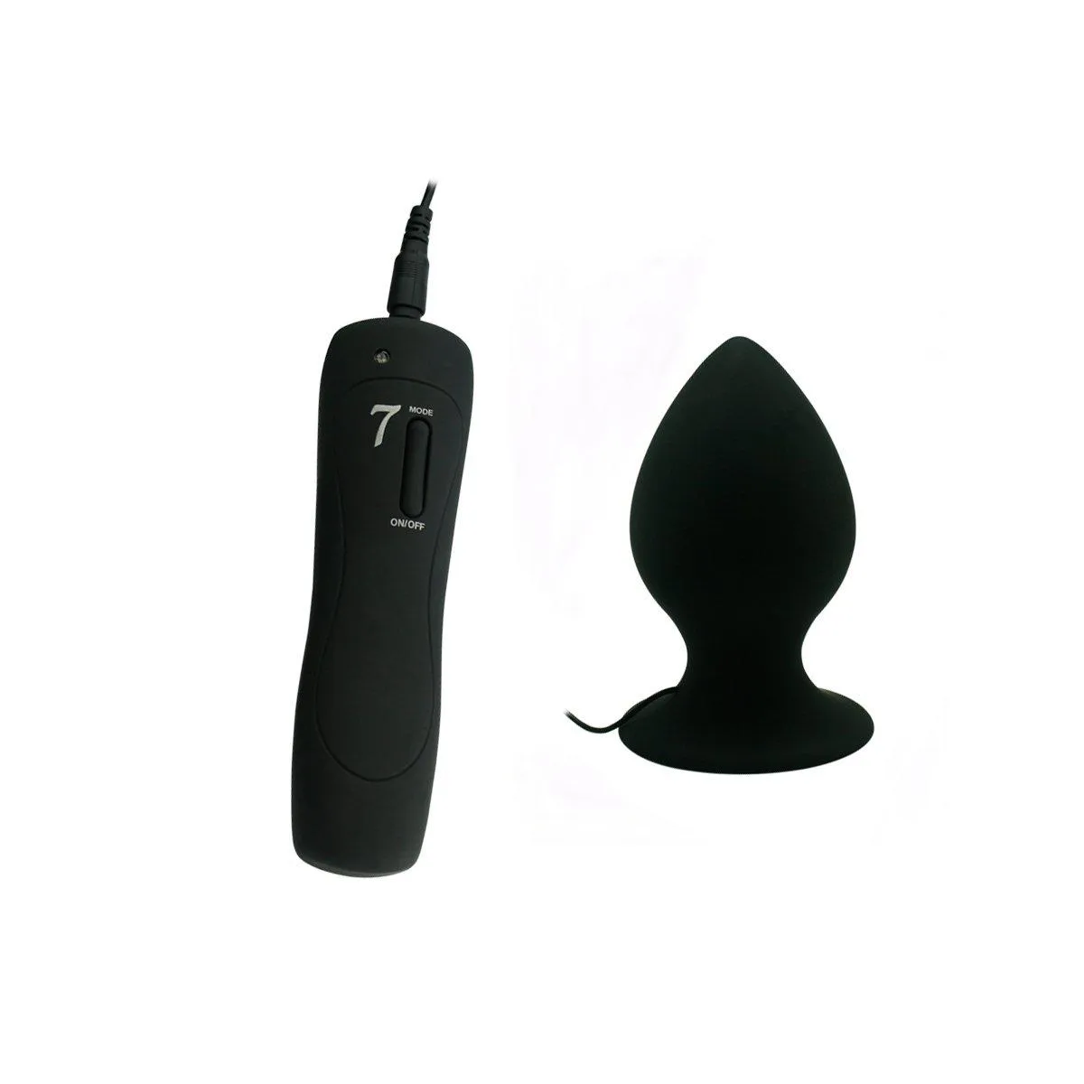 Butt Plug Vibrating - Large Anal Plug 7 Mode Vibrating silicone