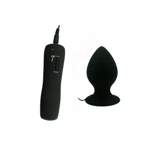 Butt Plug Vibrating - Large Anal Plug 7 Mode Vibrating silicone