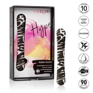 Calexotics - Hype Flexi Bendable G-Spot Wand (Multicolor)